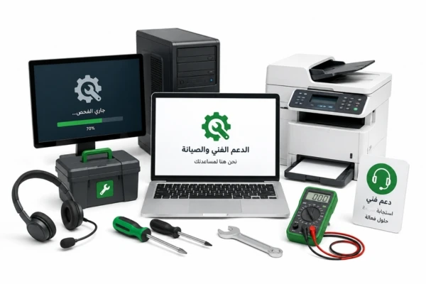 خدمات الدعم الفني والصيانة​