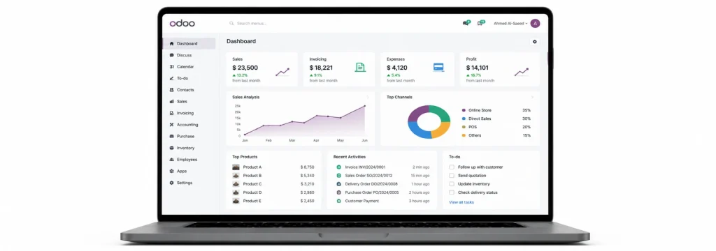 حلول odoo المتكاملة